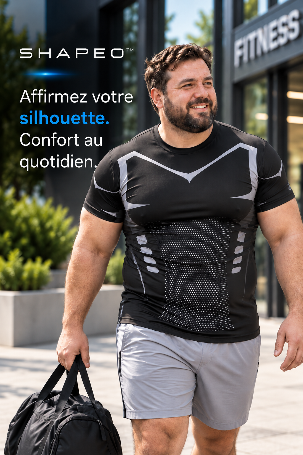 Shapeo™ — T-shirt de Compression Sculptant